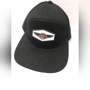 Romee Aviation Hat Ball Cap Black Mesh Back Snapback Adjustable OSFM Fahrenheit